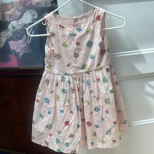 Bonpoint Floral Pink Kids Dress